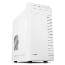 SAMA first Ma Shangying White black portable M-ATX compact air-cooled mini chassis Desktop computer chassis
