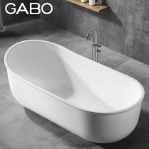 Watch Bo GABO Normal bathtub Home Adult European style 6844 acrylic large bathtub Jane about thin side bath tub