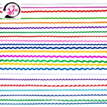 S-shaped wave webbing sailor with husband and wife edge webbing Joker lace clothes handmade decorative fabric lace accessories