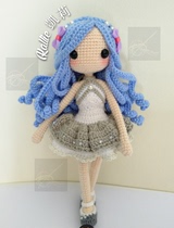 (Non-finished email) Kelly girl crochet illustration electronic tutorial