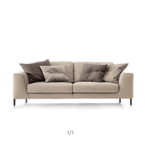 Ditre Italy imported sofa Artis natural leather living room simple modern atmosphere