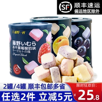 Fujino One village freeze-dried yogurt block dry fruit grain block canned dry to eat childrens baby pregnant woman probiotic snacks