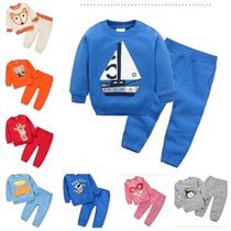 Spring Autumn Winter Shuai Qi Fried Street Suit Children Baseball Suit Jacket Boy Sports Pants Tide 12 Year Old Baby Gush