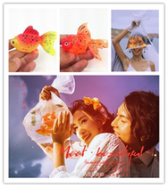 New creative travel shooting simulation goldfish wedding photography props photo studio exterior photo fashion children photo props