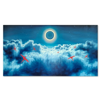 Lumei artist Li Dongxu Day by day on canvas original collection of living room mask decoration painting hanging painting