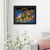 (Limit of 200 edition) sou lie people Chen weeks the stall economic 2 0 of the limited edition paintings framed paintings