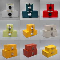 New Chinese jewelry box Jewelry box ornaments Dresser ornaments American personality creative box Nordic soft decorations
