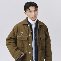 SAMESAME21AW Japanese tooling four-pocket corduroy coat thick winter cotton clothes vintage men and women