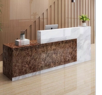 Counter Paint new imitation marble desk Cashier bar counter Front desk Welcome desk Information desk counter
