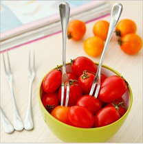 Fashion creative stainless steel fruit fork West tableware fruit sign small fork fruit small fork single sale
