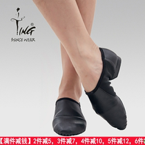 (Break Code Clear Bin) Chen Ting Jazz Dancing Shoes Women Practicing dance Shoes Soft footed Shoe Back-elastic Bottom Jazz Shoe