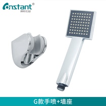 Special thermostatic valve with large flow shower hand spray base Wall seat stainless steel telescopic hose bath kit accessories