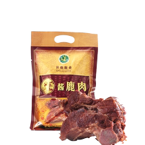 Fat Low Carbon Water Low Fitness Meal Plum Flowers Deer Spicy Sauce Deer Meat Cooked Food Open Bag Ready-to-buy Six Bags A Gift Box