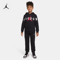  Jordan official AIR JORDAN FLIGHT Young children Pullover Hoodie sweater LOGO HA2176