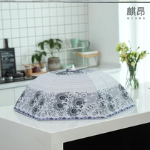 New large special table enlarged round food Cover Cover Cover Cover foldable small household breathable round housewife