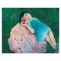 Limited edition of 99 edition] Tianjin beauty institute artist Xinlotine pro-sign One Flower One World Living Room Decorative Painting