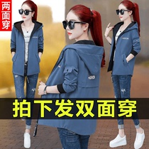 Womens coat womens autumn clothes 2019 spring and autumn New Tide leisure Korean version of autumn and winter hundred small coat early autumn coat