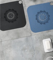 Floor drain sticker self-adhesive sanitary washroom Sewerage gross hair filter cover square landscaping post-bath anti-clogging