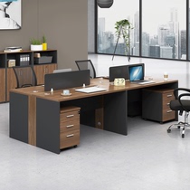 Staff office table and chair simple modern office furniture staff Table Office table and chair combination four-person card seat combination