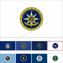 0 U.S. Intelligence Department Flag Security Bureau Flag Department Flag Various sizes can be ordered to be made