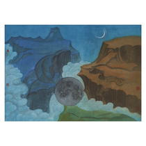Xian Meiyuan Shao also originally made Use One Moon 3 > Pen Heavy Color Living Room Xuanguan Decorative and Painting Hung Painting