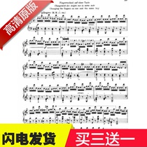 Car Erni 740 Piano Practice Song 50 First 7 first Op740No7 original with fingered piano spectrum