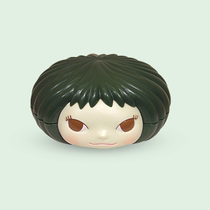 Nara Mizhi Gummy Girl-Dark Green candy jar sculpture Tide play ornaments holiday gift spot