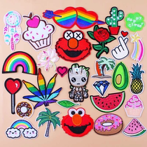 Rose Cute Cartoon Patches Embroidery Patch for Clothing Sewi