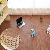 Dormitory bedroom living room foam board puzzle floor mat 60X60 waterproof wood grain floor mat splicing household childrens mat