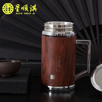 Yunnan silver tea cup 999 sterling silver thermos practical sterling silver Yunnan snowflake water Cup Health Cup business gift