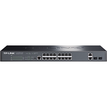 TP-LINK TL-SL3218PE-Combo one thousand trillion Online network management PoE switch 16 2 2 light outlet