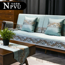 New Chinese sofa cushion four seasons universal non-slip fabric simple modern sofa cover towel living room home custom-made thick