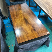 (1 6 meters spot) Okan wood slab desk computer desk tea tea table desk