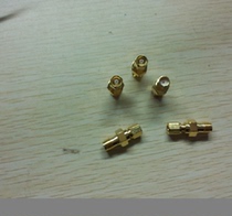 SMAK female to SMCK female full copper gold-plated adapter high-end adapter antenna connection high frequency adapter SMC adapter