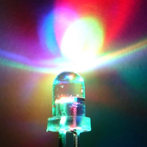 F5 flash led led 5MM short long leg with chip self-flash RGB flash burst colorful