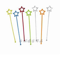 Mixing stick Bartending stick Bar bartending stick Juice mixing spoon Creative bartending stick Tonghua Star bartending stick