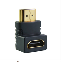 HDMI elbow adapter 90 degree elbow right angle male to female down hdmi elbow hdmi conversion head