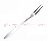 Stainless steel Fruit fork Western Meal Fork Vegetable Salad Fruit Sign small fork Custard Fork