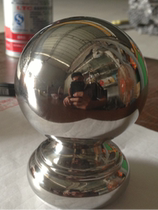 Stainless steel welded ball base conjoined ball Hollow decorative ball pipe fittings Stair handrail bottom hole