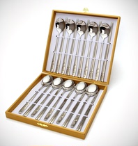 South Korea Original Imported Cutlery Suit Chopsticks Spoon Chopstick Spoon Suit 10 pieces of cover