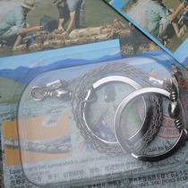 Hundred World Tiger sells outdoor field survival equipment survival line according to chain saw four stainless steel wire saw