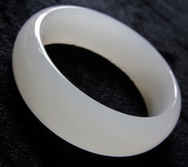 Natural Afghan Suet Grade White Jade Bracelet Widened Thickened White Jade Bracelet White Jade Factory Direct Batch