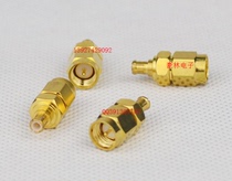 Adapter RF coaxial connector SMA MCX-JJ copper gold-plated SMA male MMCX male adapter