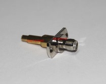 Mobile phone test head flat mouth 16MM RF RF test head 3 5MM copper gold plated SMA test head 50 ohm