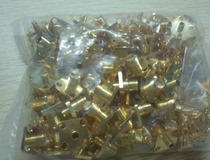 Welding of SMAKFB2 female square plate 32 semi-flexible wire all copper crossing gold can also be customized connecting wire