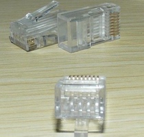 8-bit six types of unshielded crystal head Gigabit engineering crystal connector (100) RJ45 crystal head