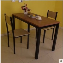 Paint steel wood dining table and chairs restaurant Table school restaurant table simple table coffee table IKEA table quick table