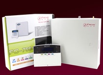 Fokos FC-7564 plug-in mobile phone card dual net GSM Wired Wireless bus alarm with GSM