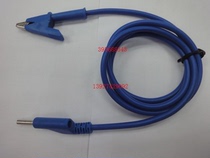 High temperature resistant clip wire silicone clip to Banana plug wire 4MM clip adapter wire resistant 3000V