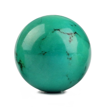 Imitation Green Pine Stone Loose Beads Round Beads Handmade Diy Ornament Accessories Foetian Hand Strings Accessories Pearl Moon Bodice Accessories